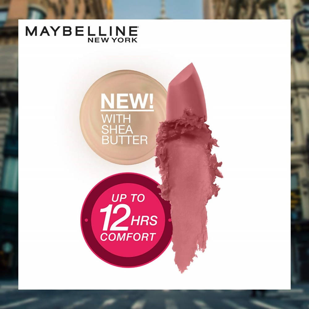 Maybelline New York Color Sensational Creamy Matte Lipstick / 507 Almond Pink