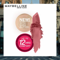 Thumbnail for Maybelline New York Color Sensational Creamy Matte Lipstick / 507 Almond Pink