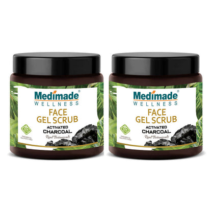 Medimade Wellness Activated Charcoal Face Gel Scrub
