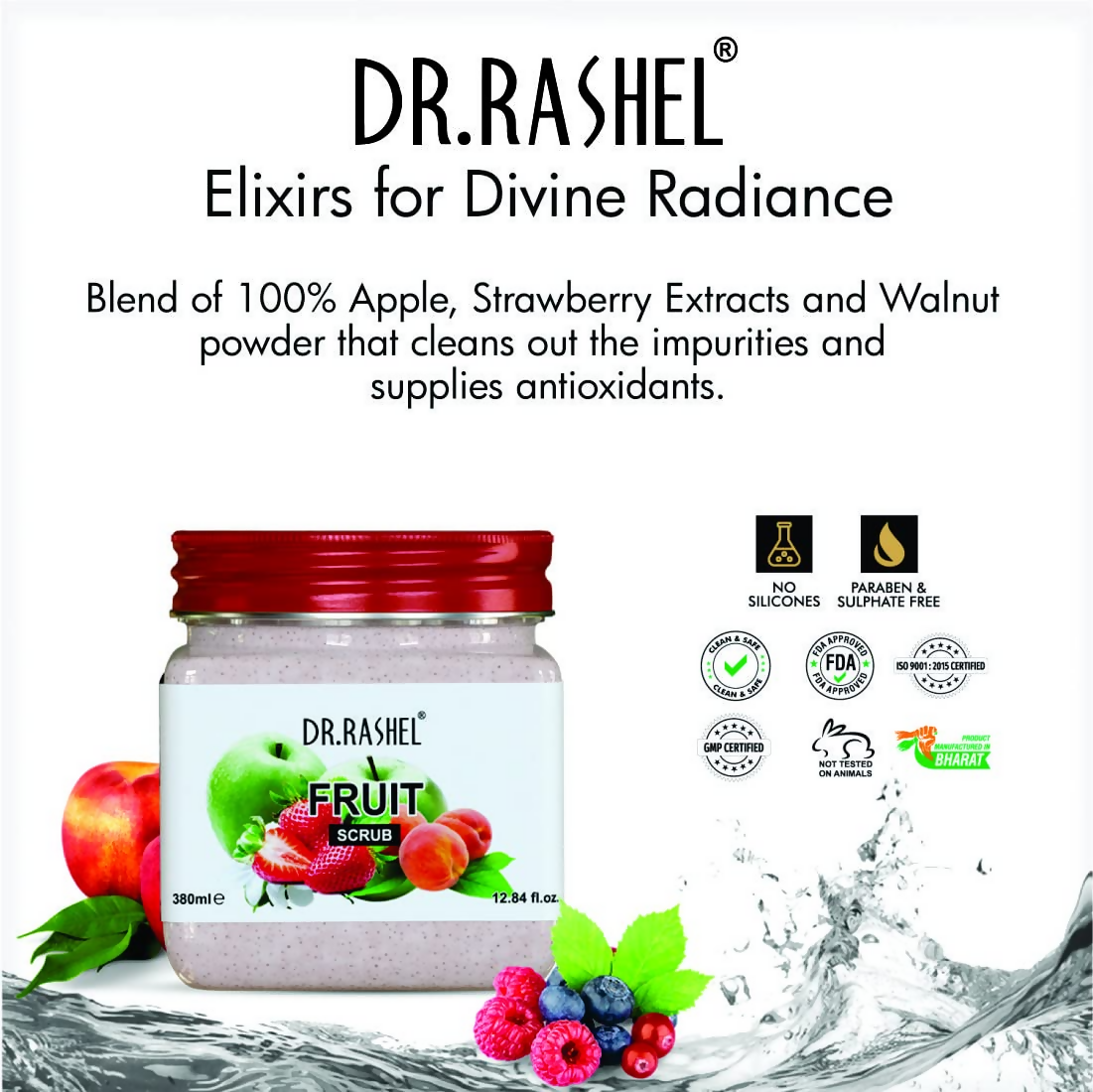 Dr.Rashel Fruit Scrub For Face And Body - Distacart