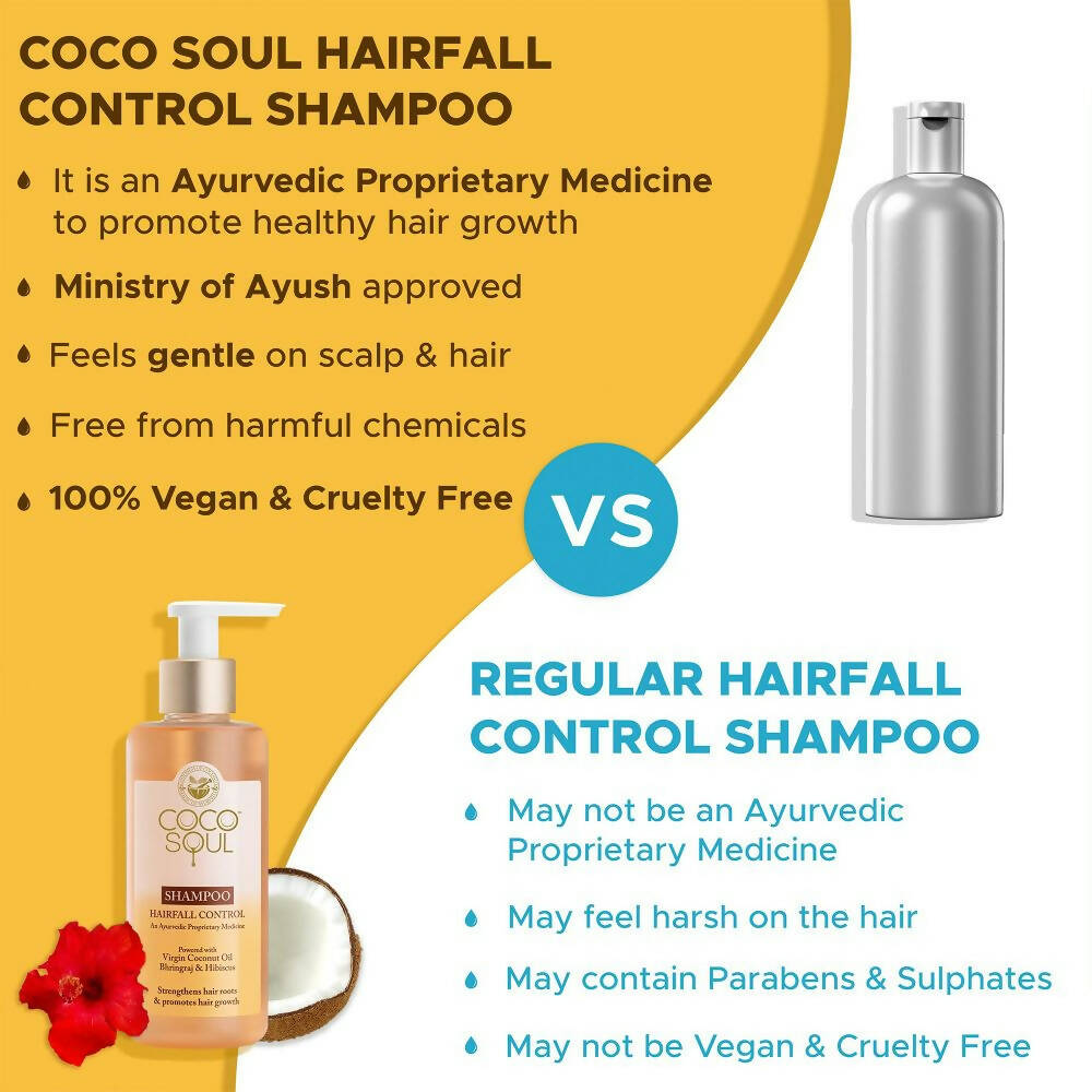 Coco Soul Hair Fall Control Shampoo - Distacart