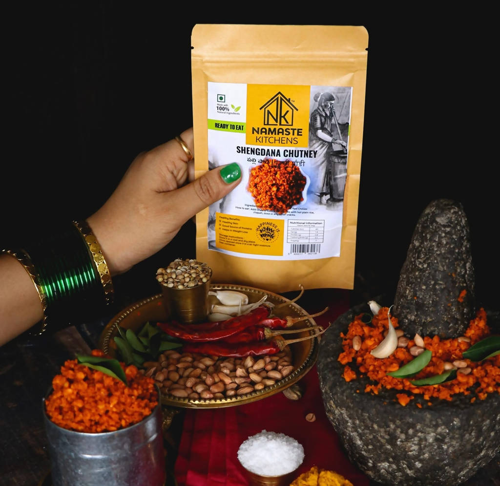 Namaste Kitchens Sholapur Shengdana Chutney - Distacart