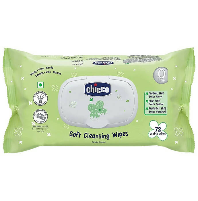 Chicco Baby Moments Soft Cleansing Wipes - Distacart