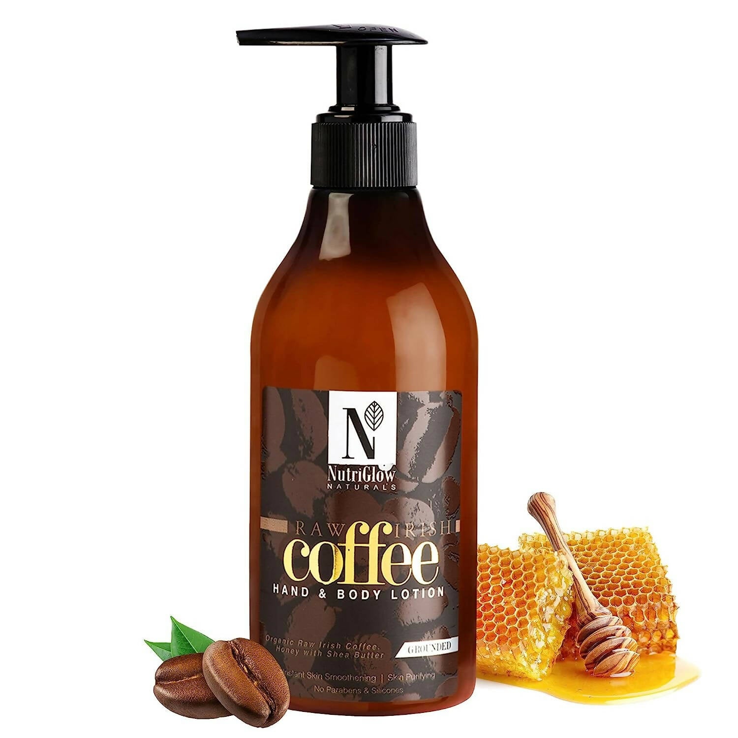 NutriGlow NATURAL'S Raw Irish Coffee Hand and Body Lotion - Distacart