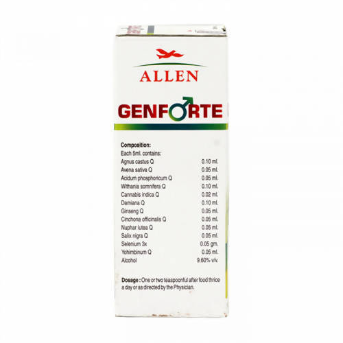 Allen Homeopathy Genforte Male Tonic