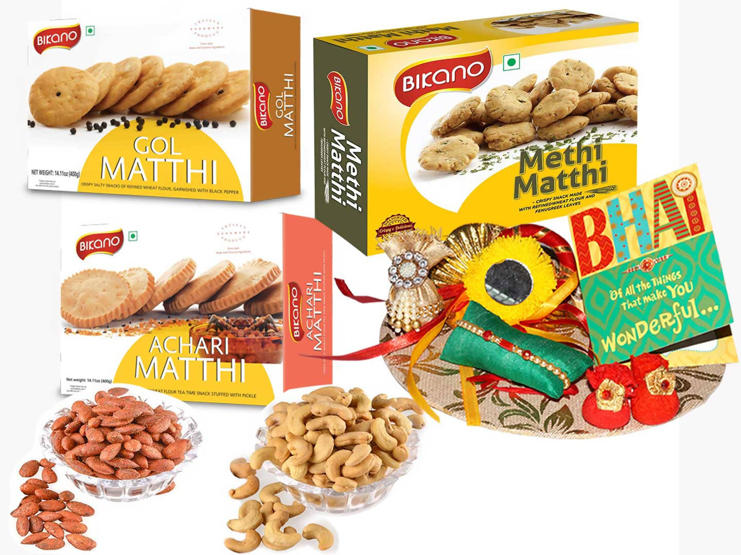 Bikano Mathi Magic and Dryfruits Rakhi Gifts - Distacart