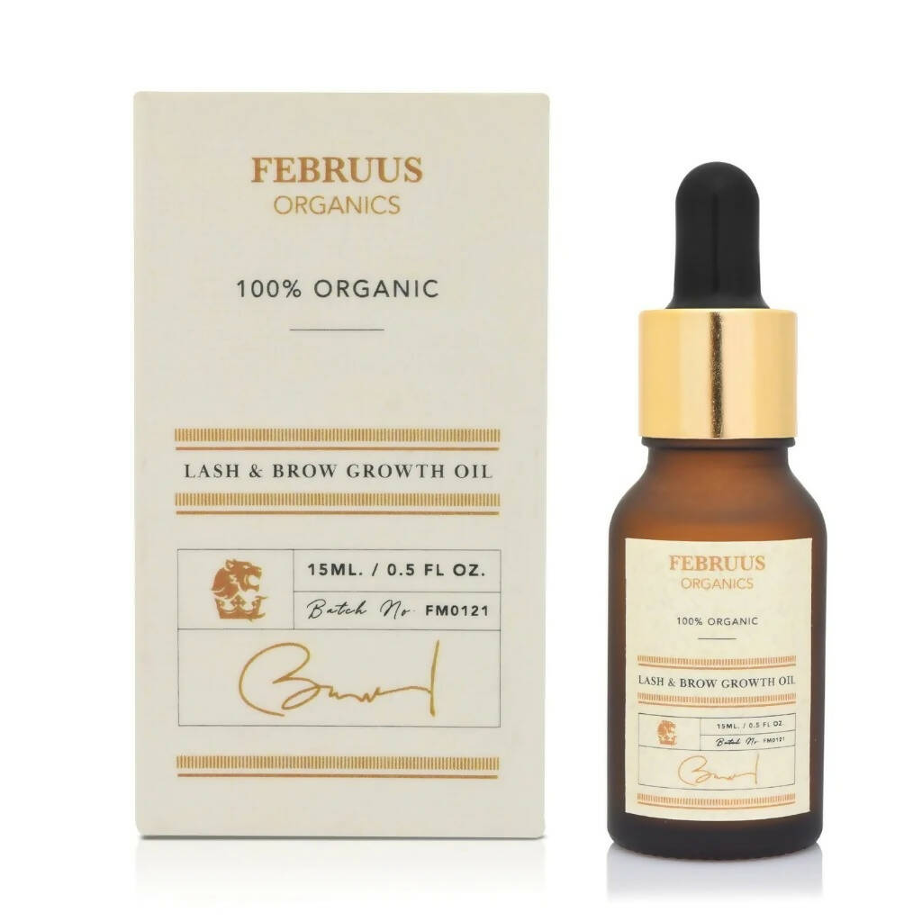 Februus Organics Lash & Brow Growth Oil - Distacart