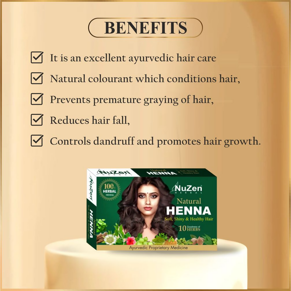 NuZen Herbal Natural Henna - Distacart