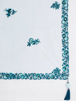 Thumbnail for House of Panchhi Turquoise Blue Net Sequins, Mirror And Thread Embroidery Lehenga Choli & Dupatta - Distacart