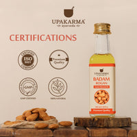 Thumbnail for Upakarma Ayurveda Badam Rogan Sweet Almond Oil - Distacart