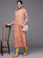 Thumbnail for Varanga Women Printed Cotton Kurta - Distacart