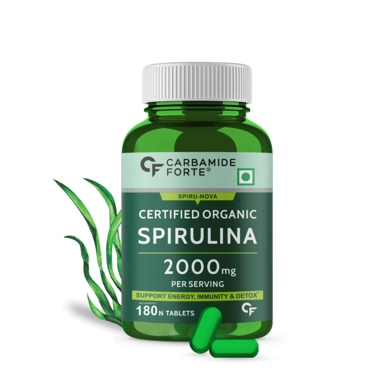 Carbamide Forte Organic Spirulina Tablets - Distacart