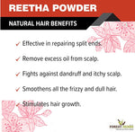 Thumbnail for Forest Herbs 100% Natural Organic Amla, Reetha, Shikakai Powder Combo - Distacart