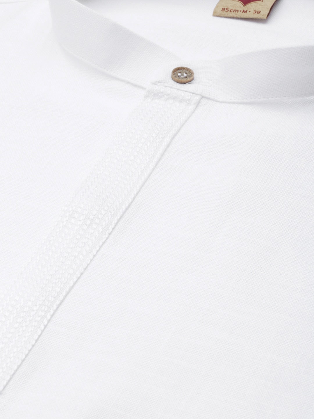 Manyavar Men White Solid Kurta with Pyjamas - Distacart