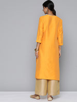 Thumbnail for HERE&NOW Yoke Design Gotta Patti Detail Kurta - Distacart