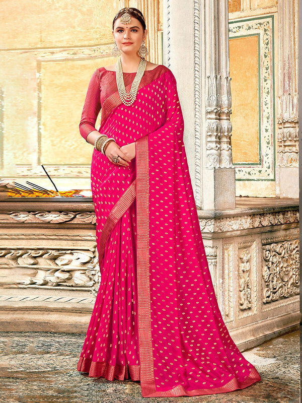 Saree Mall Ethnic Motifs Woven Design Zari Sarees - Distacart