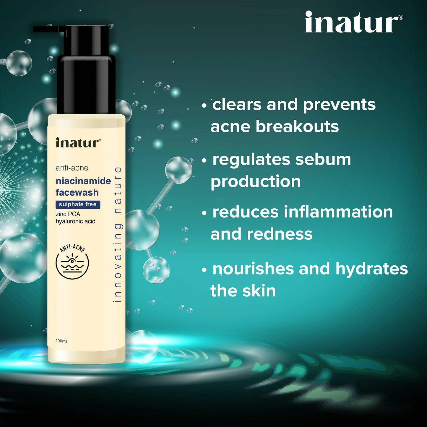 Inatur Niacinamide Face Wash - Distacart