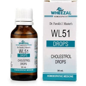 Wheezal Homeopathy WL-51 Cholestrol Drops