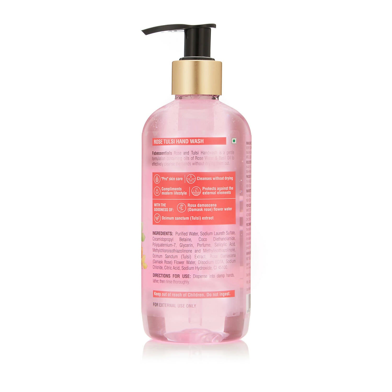 Fabessentials Rose Tulsi Hand Wash - Distacart