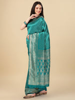 Thumbnail for Kalini Ethnic Motif Woven Design Zari Art Silk Banarasi Saree - Distacart
