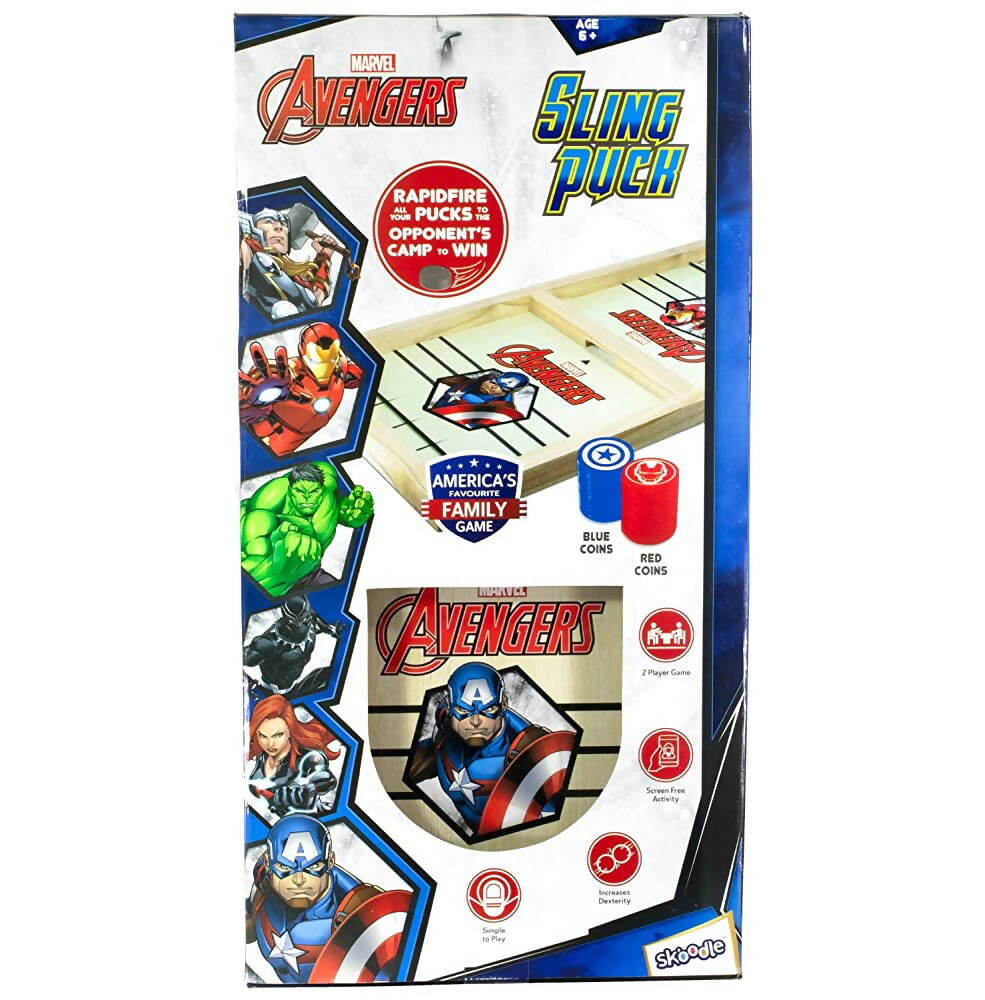 Skoodle Avengers Sling Puck - Distacart