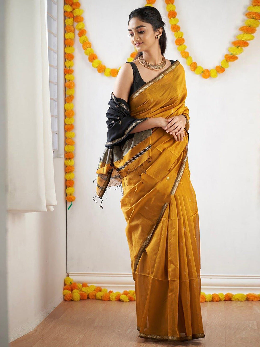 Kalini Silk Blend Kanjeevaram Saree - Distacart