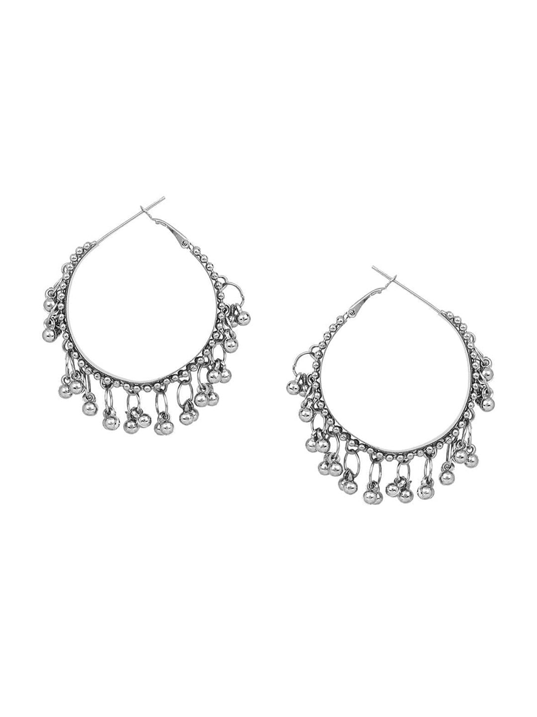 Cardinal Oxidized Silver-Toned Long Women Jewellery Set - Distacart