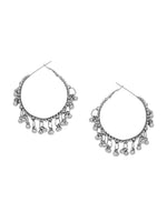 Thumbnail for Cardinal Oxidized Silver-Toned Long Women Jewellery Set - Distacart