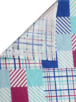 Thumbnail for BOMBAY DYEING Marigold Blue Geometric Cotton 104 TC King Bedsheet With 2 Pillow Covers - Distacart