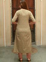 Thumbnail for Kalini Kalini Women Floral Printed Kurta with Trousers - Distacart