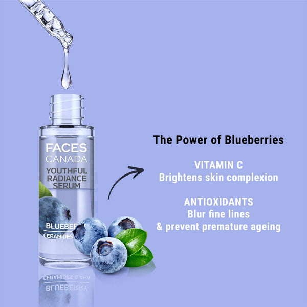 Faces Canada Youthful Radiance Serum - Blueberry - Distacart