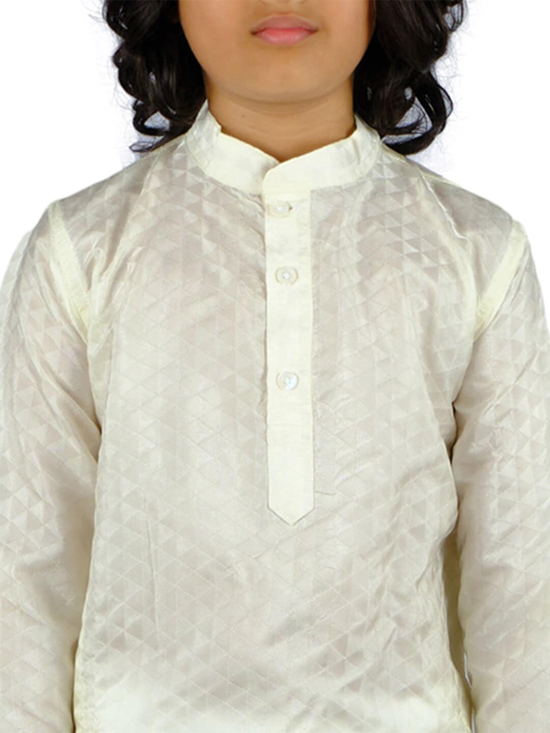 Sethukrishna Boys Cream-Coloured Kurti with Salwar - Distacart