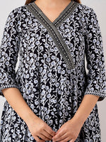 Thumbnail for Kalini Women Floral Printed Angrakha Pure Cotton Kurta with Trousers & With Dupatta - Distacart