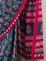 Thumbnail for Kalini Ethnic Motifs Printed Pure Cotton Bagh Saree - Distacart
