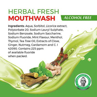 Thumbnail for Kp Namboodiri's Herbal Fresh Mouth Wash - Distacart