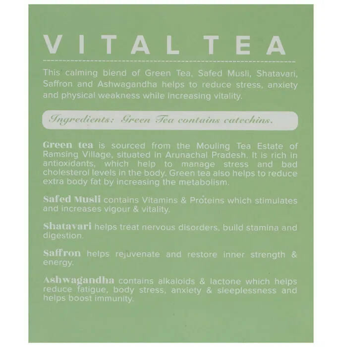 Baidyanath Jhansi Ayurvedant Vital-Tea Bags - Distacart