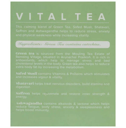 Baidyanath Jhansi Ayurvedant Vital-Tea Bags - Distacart