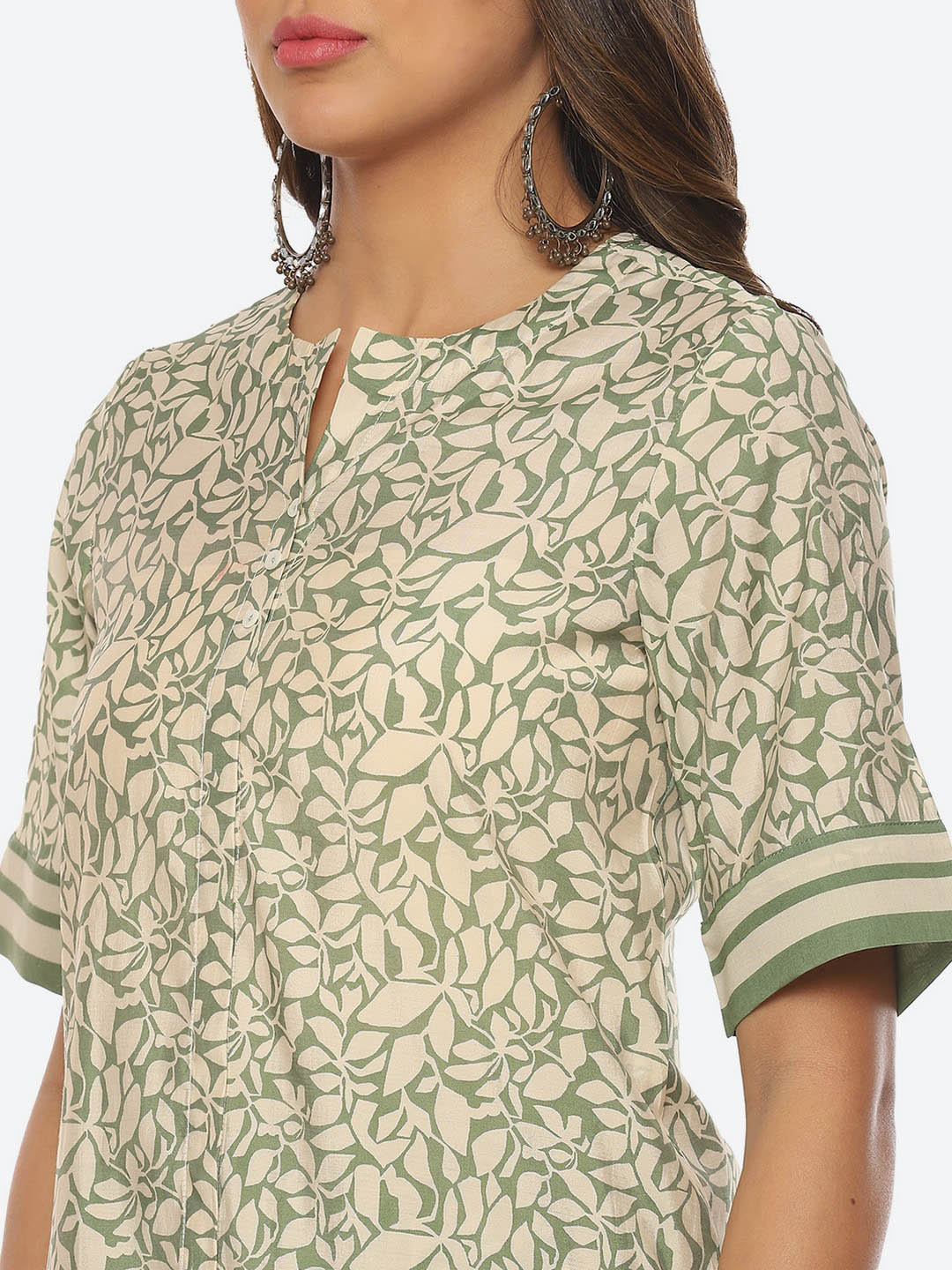 Biba Women Floral Printed Kurta with Trousers - Distacart