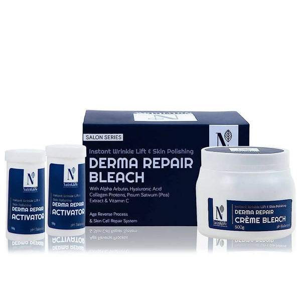 NutriGlow Advanced Organics Derma Repair Cream Bleach Kit - Distacart