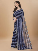 Thumbnail for Kalini Embellished Sequinned Pure Georgette Saree - Distacart