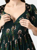 Thumbnail for Kalini Women Printed Thread Work Cotton Anarkali Kurta - Distacart