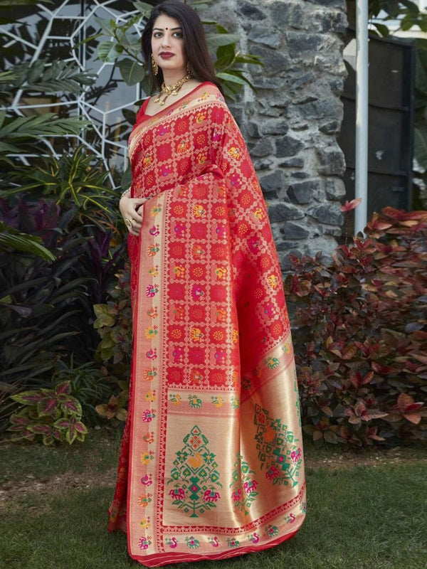 Kalini Ethnic Motifs Zari Art Silk Saree - Distacart