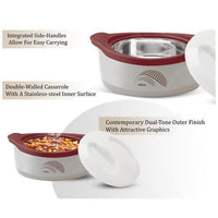 Thumbnail for Milton New Marvel 1000 Inner Steel Casserole For Roti/Chapati - Brown Color