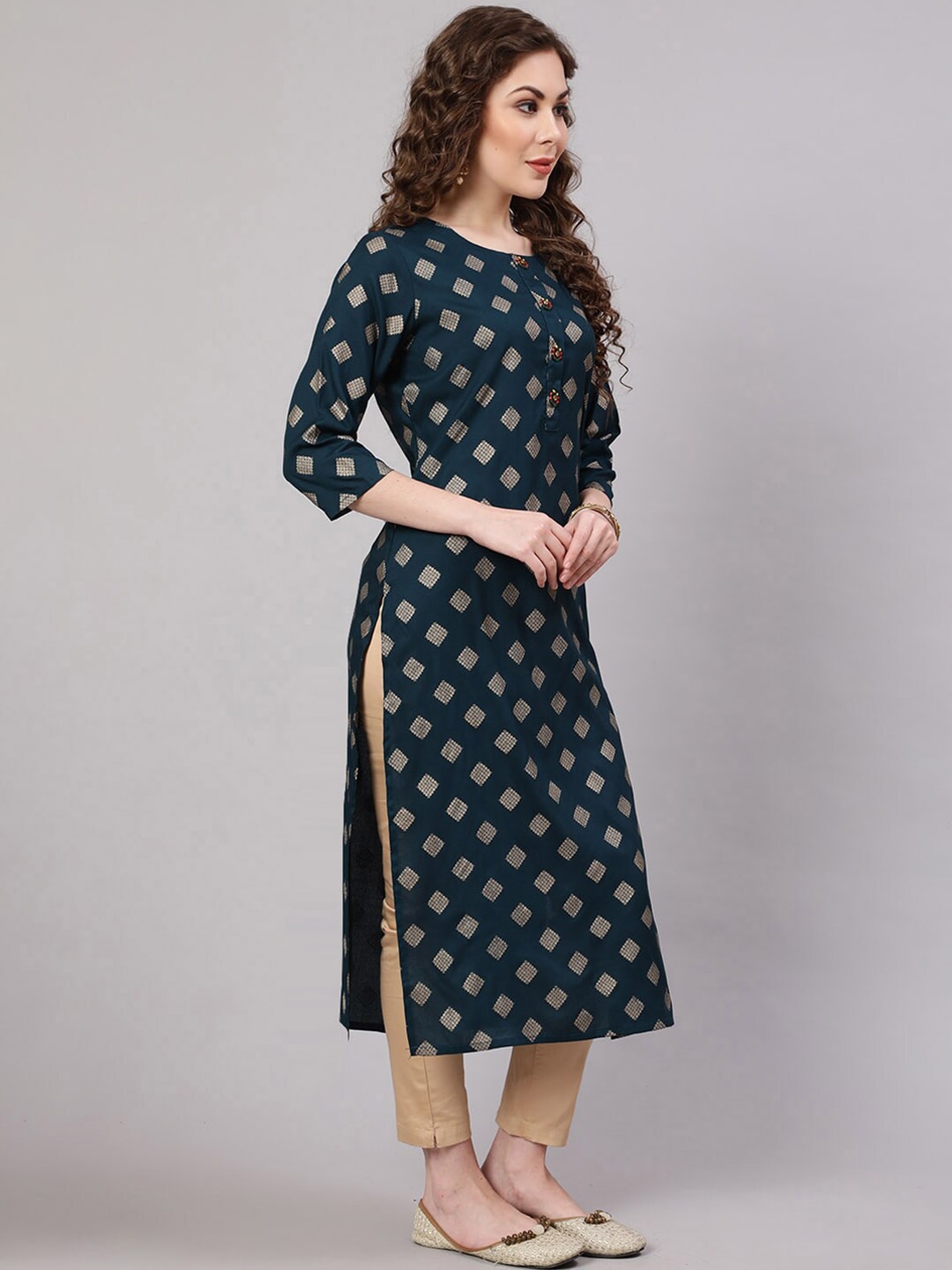 Kalini Women Ethnic Motifs Printed Kurta - Distacart