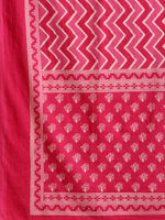 Thumbnail for Sangria Women Ethnic Motifs Printed Pure Cotton Kurta with Trousers & With Dupatta - Distacart