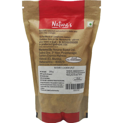 Nature's Split Cashew - Distacart