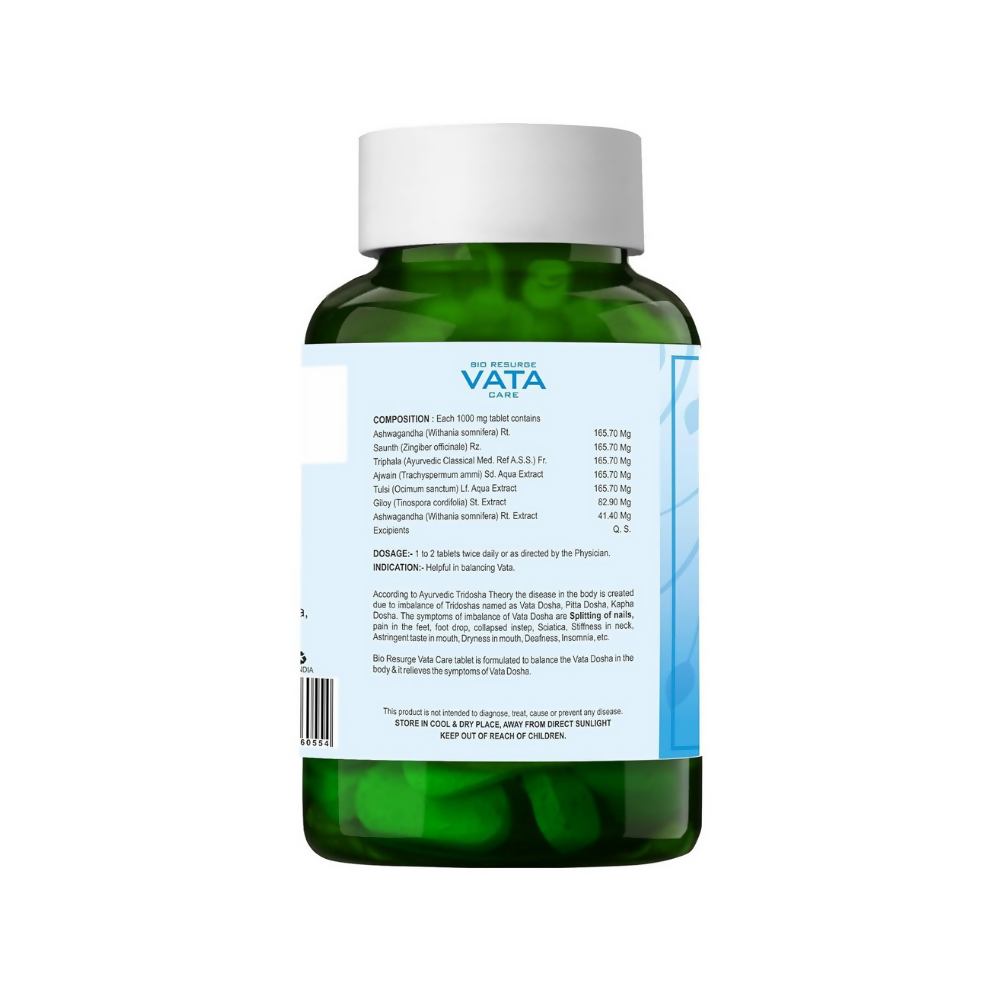 Bio Resurge Life Vata Care Tablets - Distacart