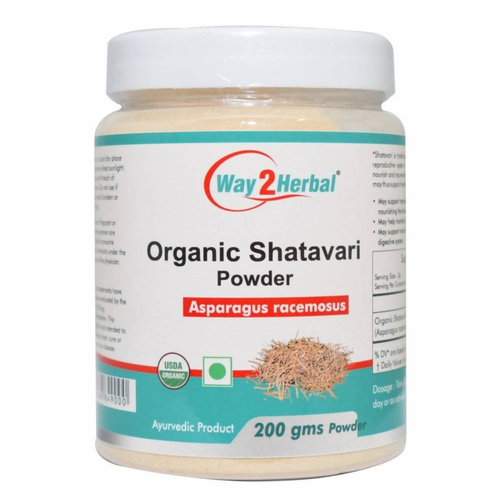 Way2herbal Organic Shatavari Powder