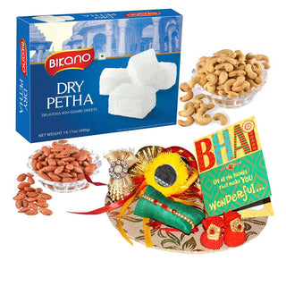Bikano Dry Petha and Dryfruits Rakhi Gifts - Distacart