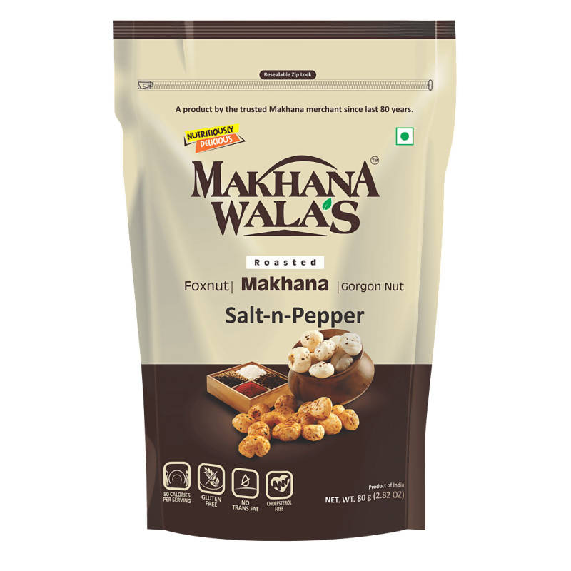 Makhanawala's Roasted Makhana Salt & Pepper